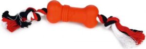 Beeztees Sumo Mini Fit Bone - Hondenspeelgoed - Rubber - Red - 4
