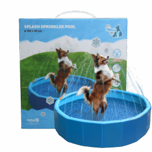 Coolpets Splash sprinkler pool - hondenzwembad - 120x30cm