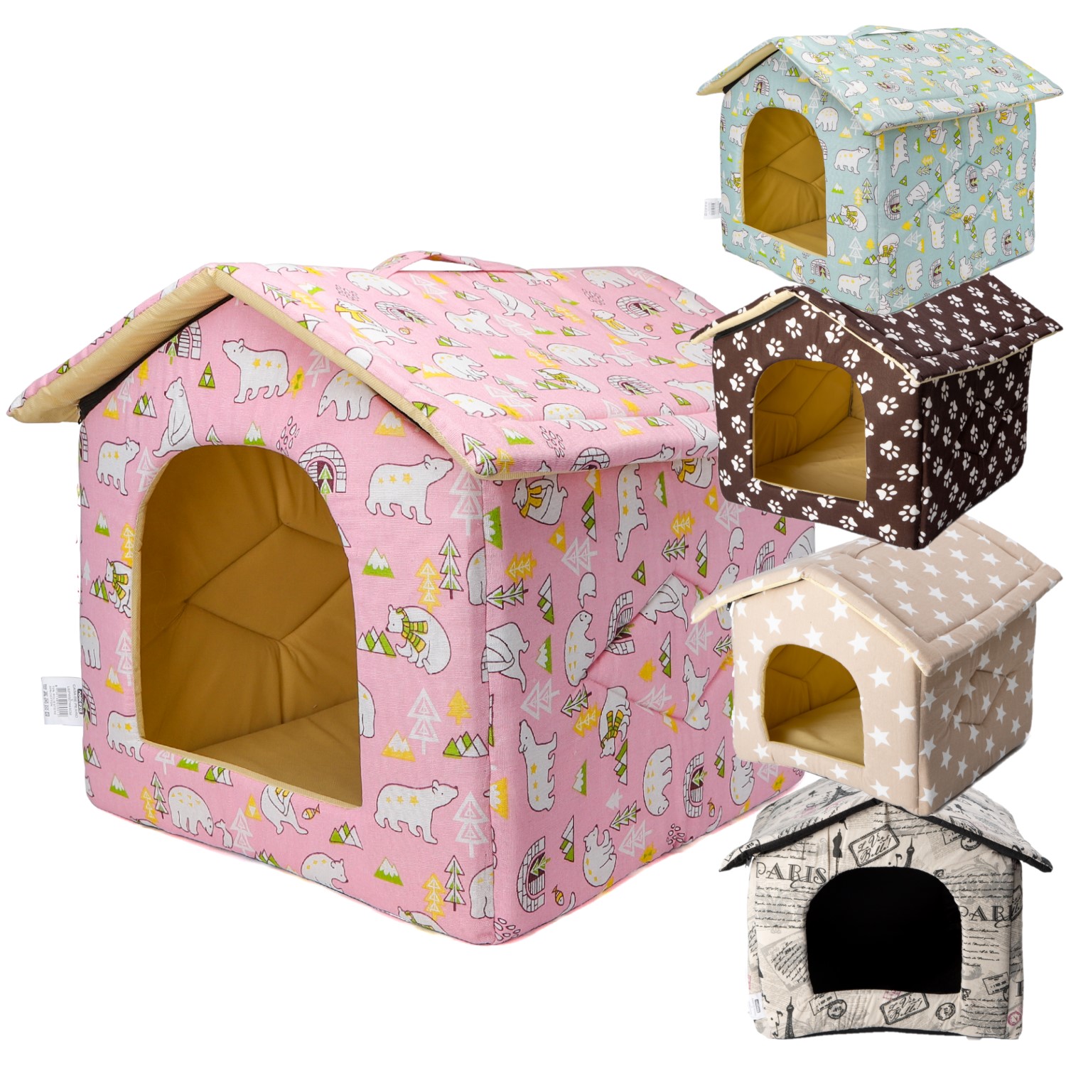 Nobleza Kattenmand / Hondenmand - Huisje - Maat M - 48x45x39 cm